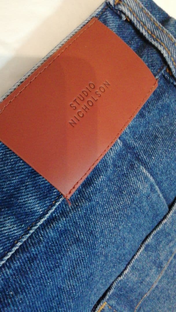 スタジオニコルソン　STUDIO NICHOLSON ワイド　デニム　新品