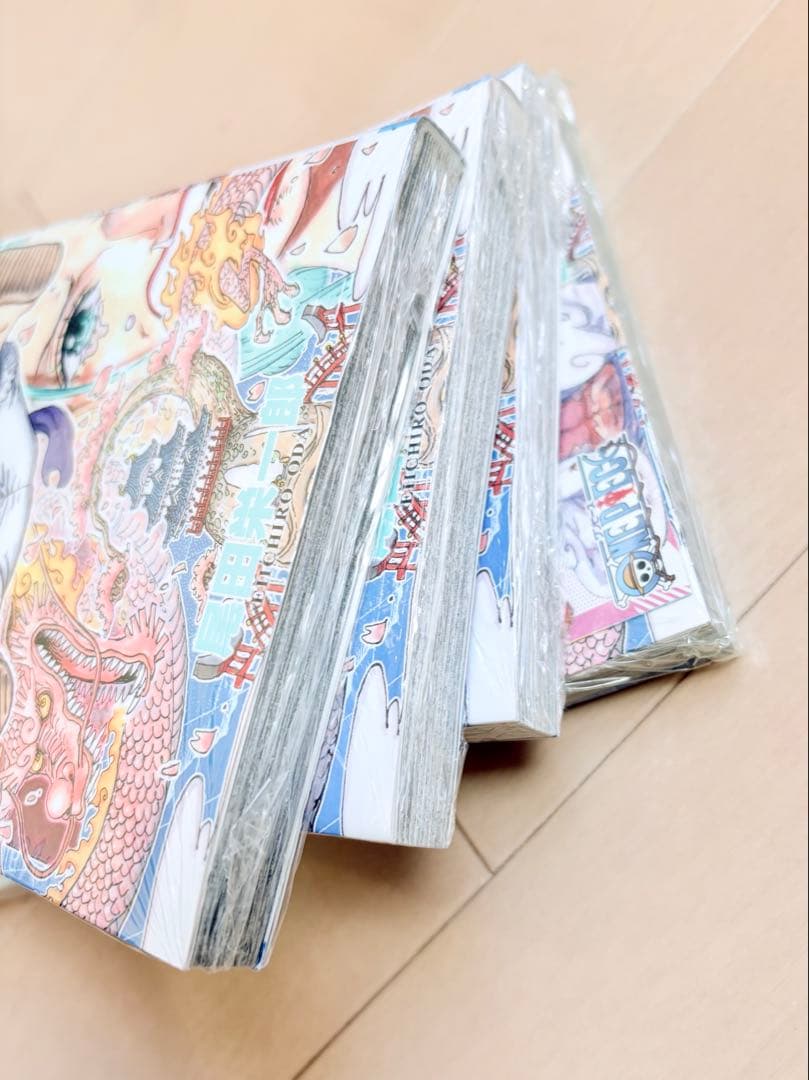 ONE PIECE 104巻　初版　シュリンク有　ワンピース　4冊セット