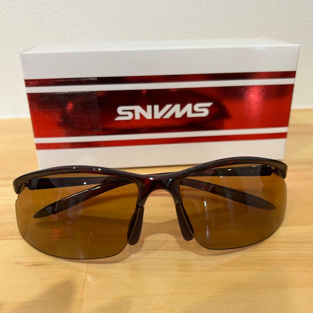 美品　SWANS スポーツサングラス　ブラウン