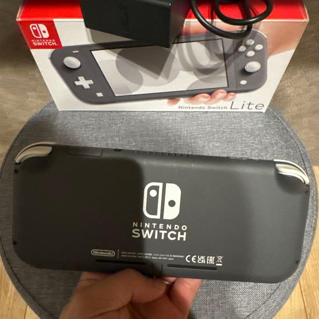 Nintendo Switch Lite グレー ACアダプター付き