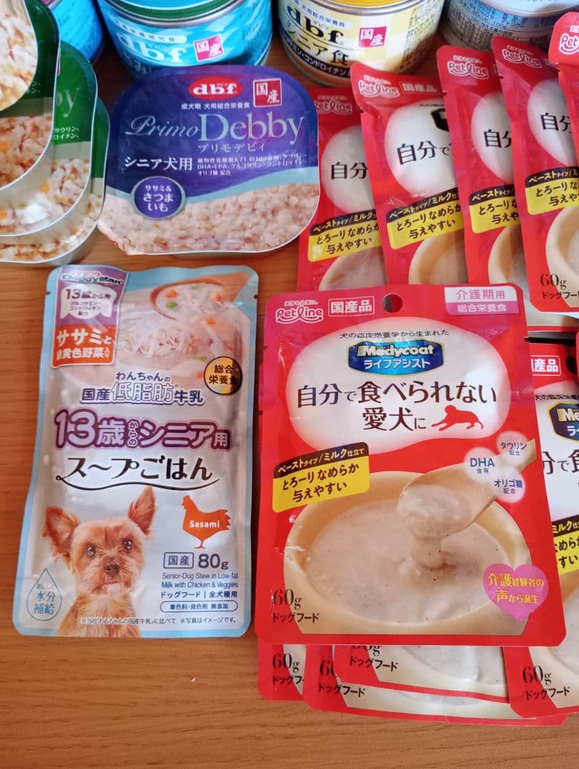 60点　デビフなど缶詰　ウェットフード　介護食　シニア犬