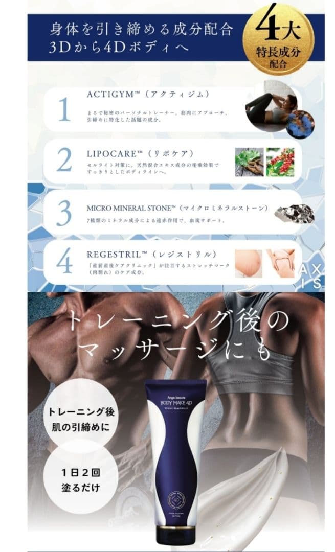 BODY MAKE 4D 320g 2個セット