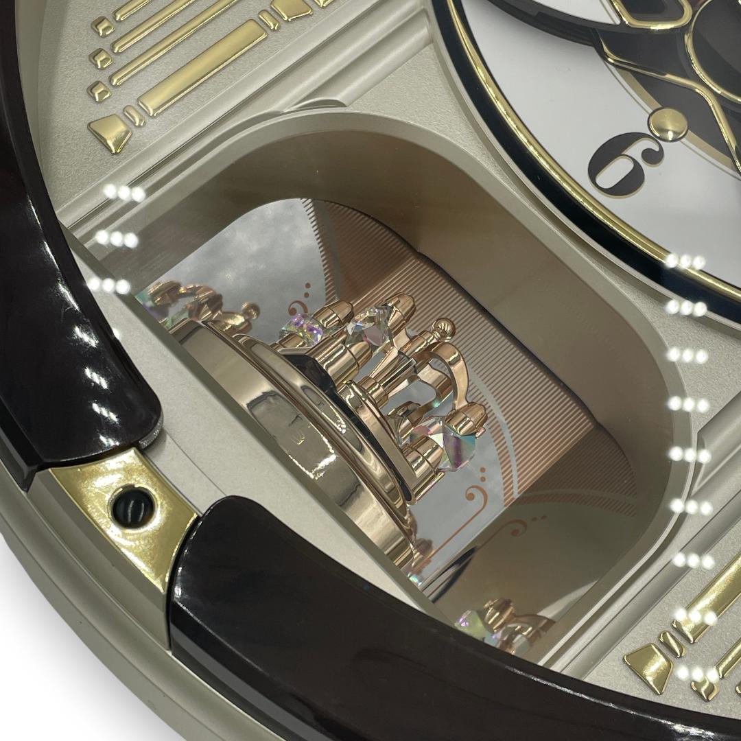 【美品】SEIKO からくり電波掛時計/トリプルセレクション 動作確認済
