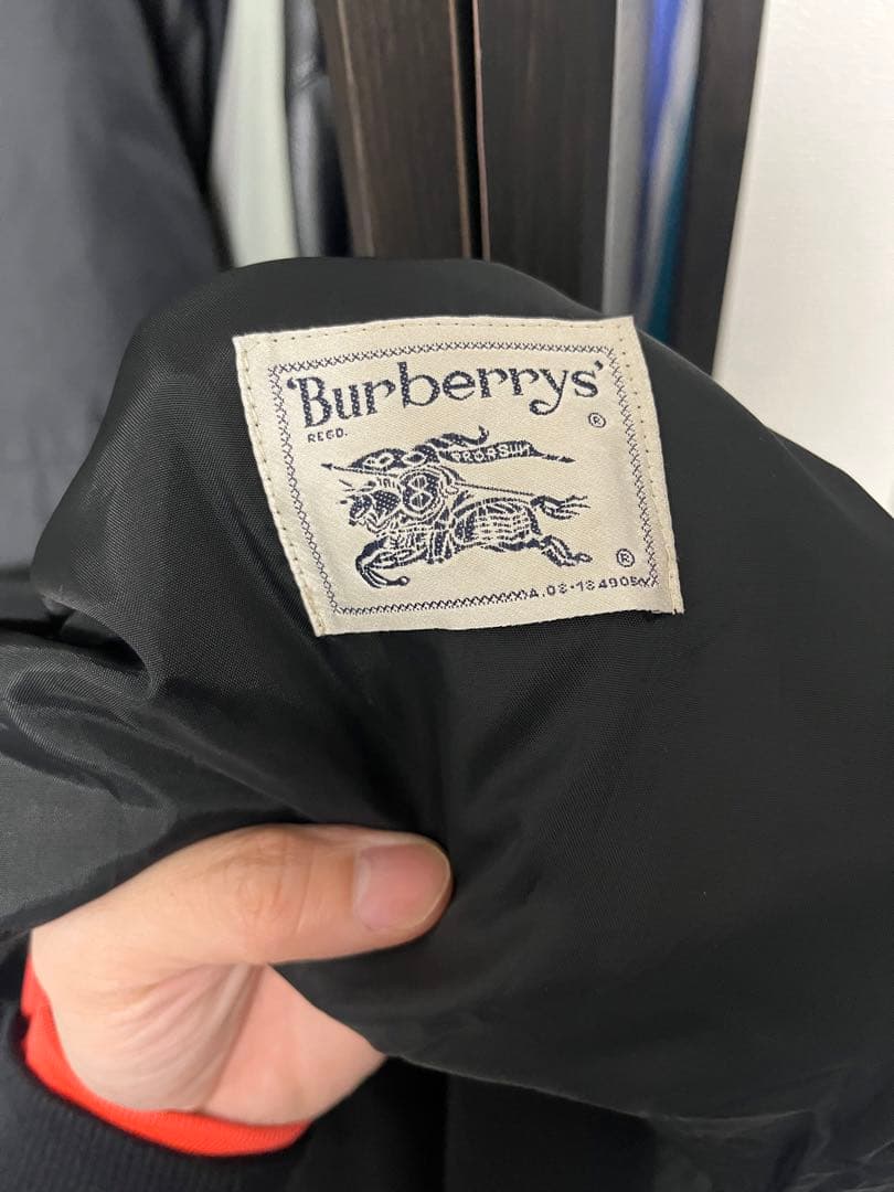 burberry ベロアテーラードジャケット 金ボタン