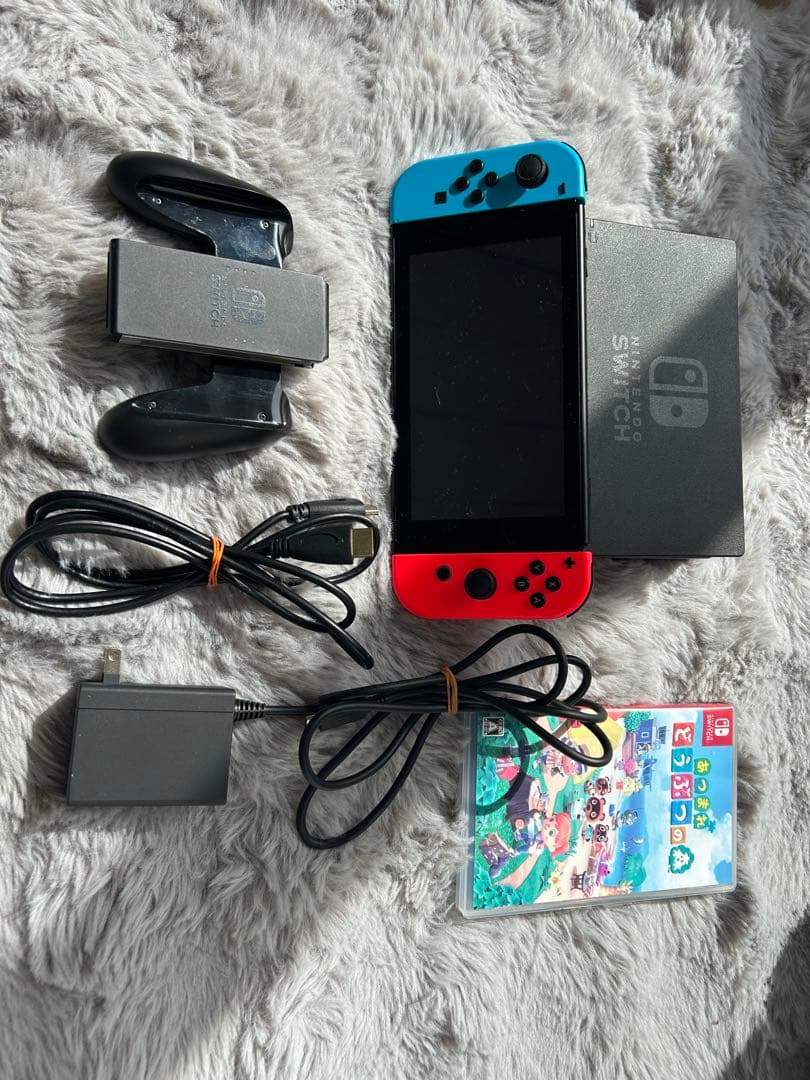 Nintendo Switch ネオンブルー/レッド　+ あつまれどうぶつの森