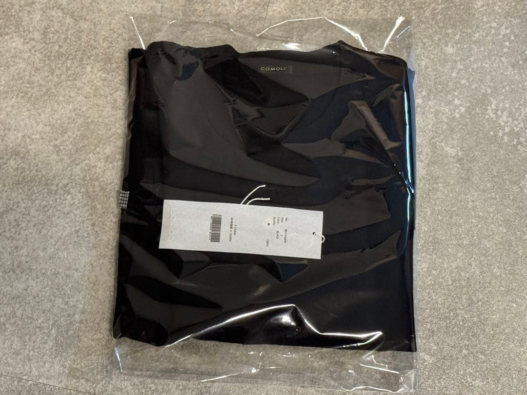COMOLI 25AW コットンジャージ 長袖Tシャツ　3