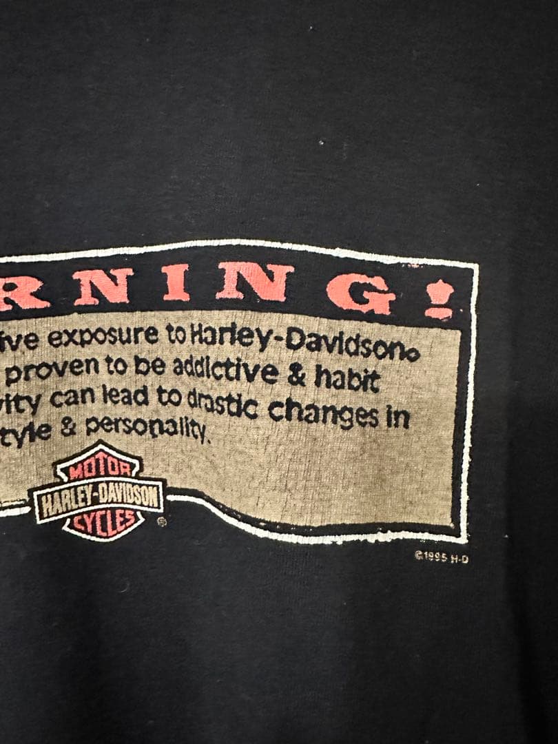 HARLEY DAVIDSON Tシャツ 1995年 USA製 Lサイズ