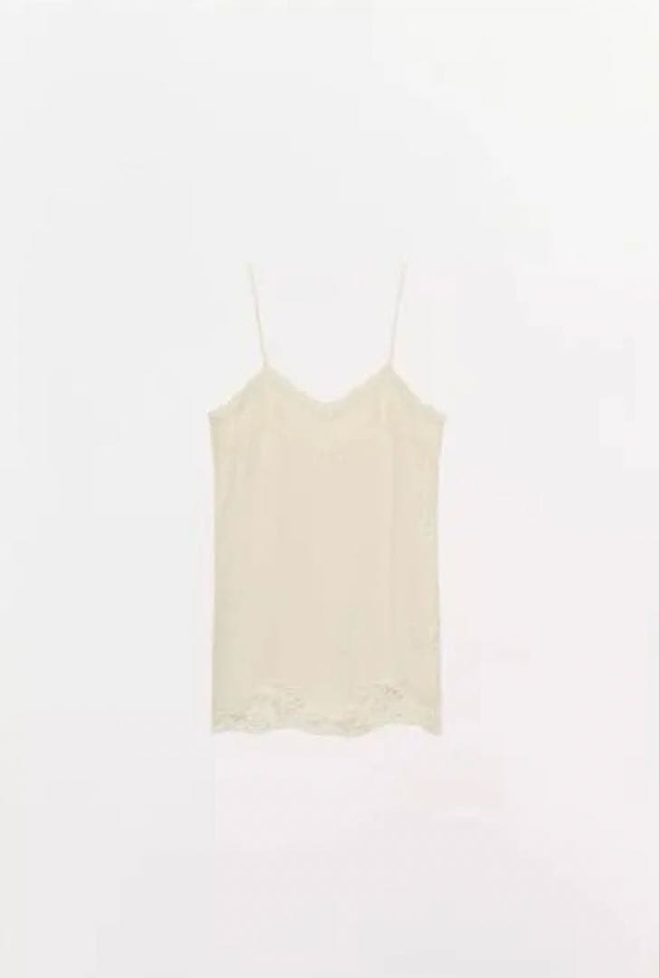 ZARA ZW COLLECTION レーストリムキャミソールトップス