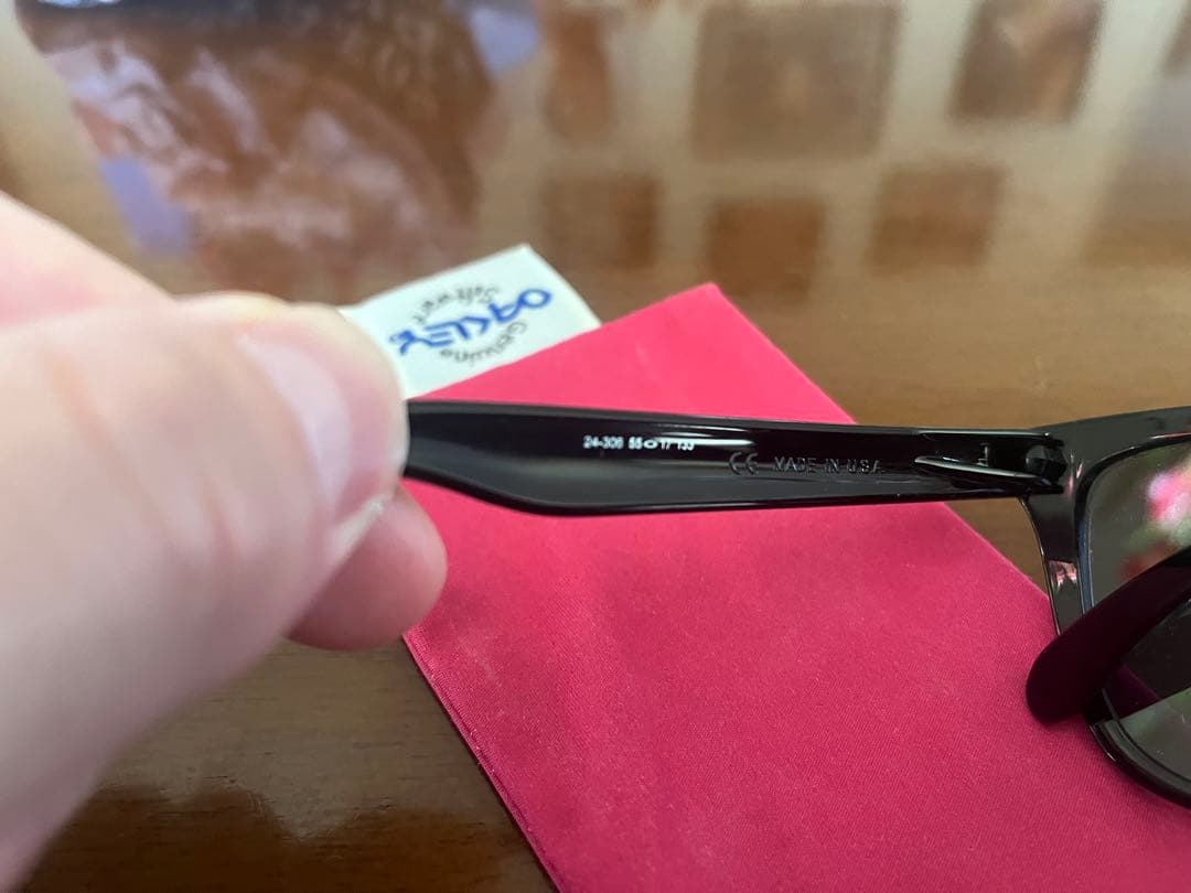 OAKLEY Frogskinフロッグスキン ブラック ケース付き　サングラス