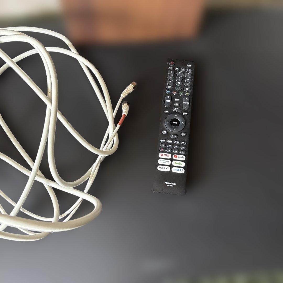 【美品】Hisense 65E6E 65インチ液晶テレビ　テレビ台セット