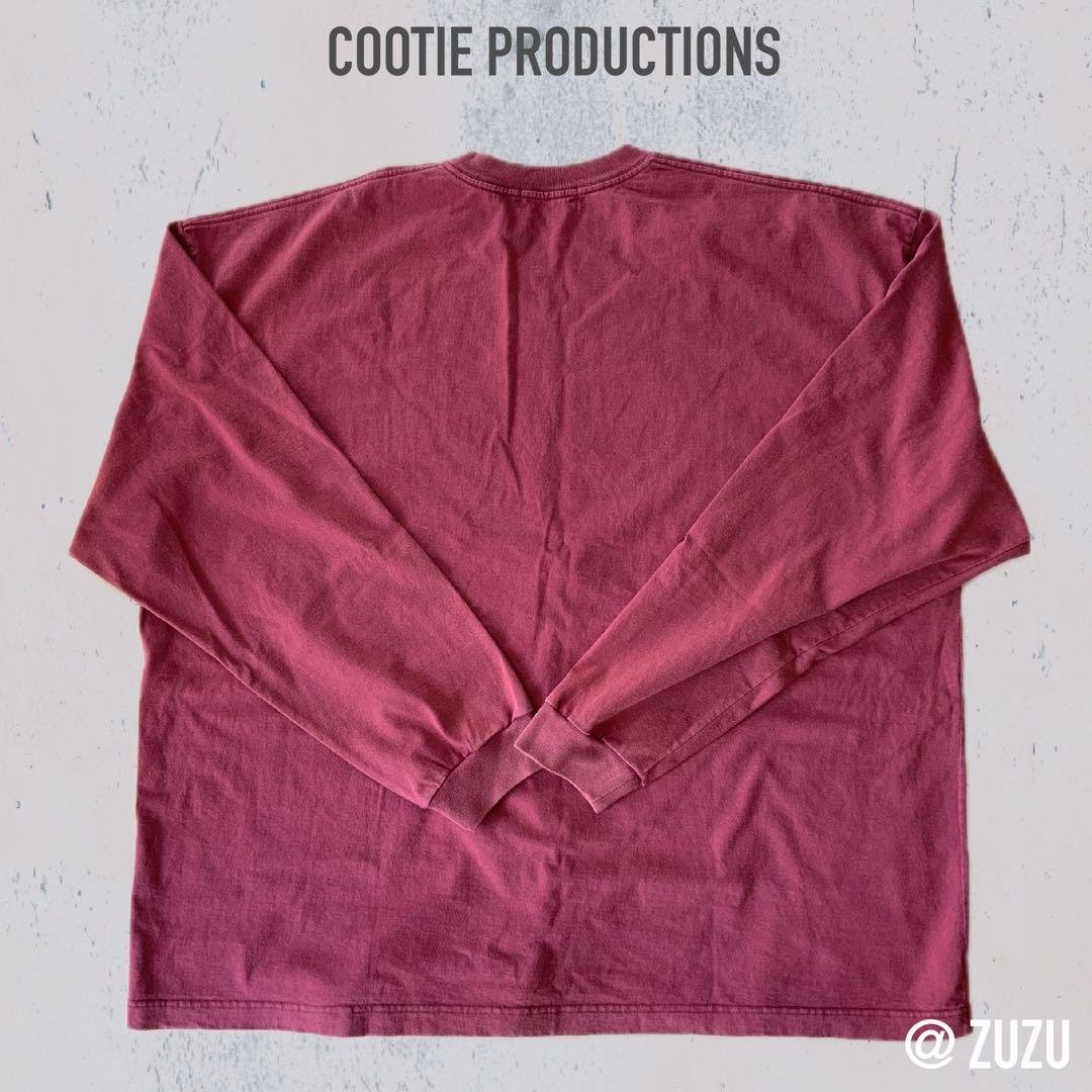 Cootie Productions ロングスリーブ Tシャツ M バーガンディ