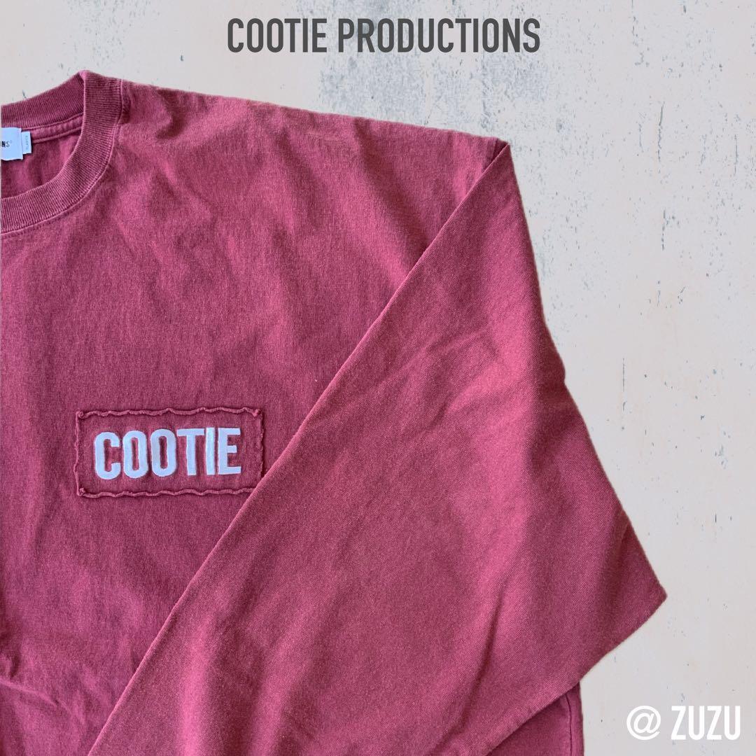 Cootie Productions ロングスリーブ Tシャツ M バーガンディ