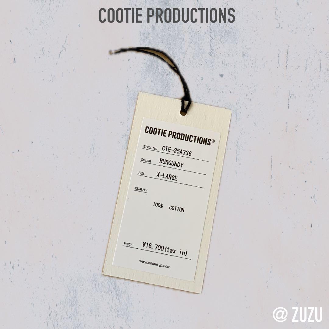 Cootie Productions ロングスリーブ Tシャツ M バーガンディ
