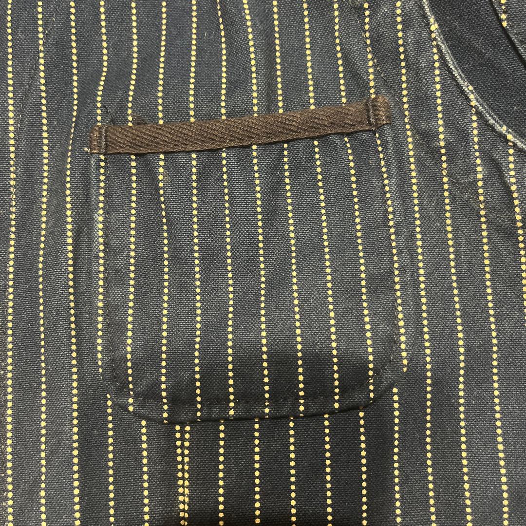 MOMOTARO JEANS ストライプ ベスト 42サイズ