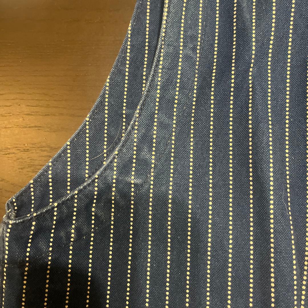 MOMOTARO JEANS ストライプ ベスト 42サイズ