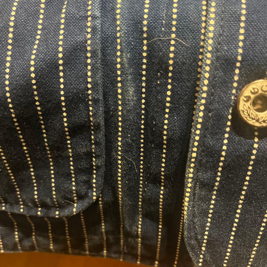 MOMOTARO JEANS ストライプ ベスト 42サイズ