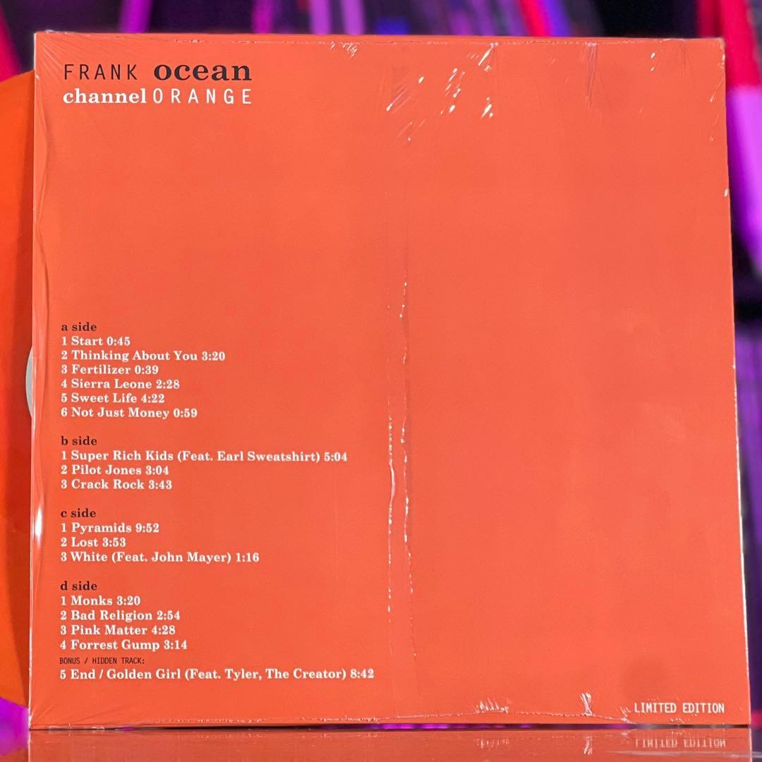 frank ocean channel orange 2LP レコード