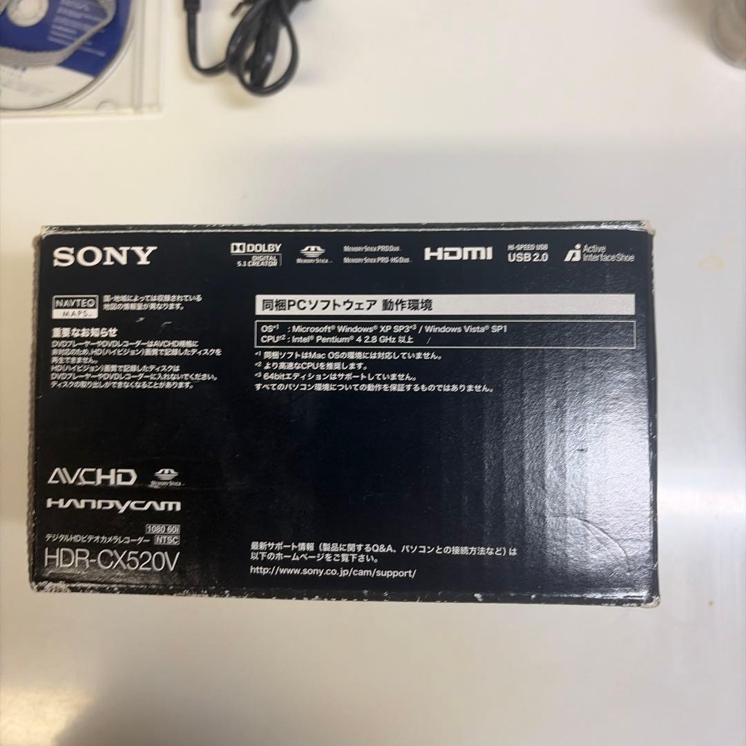 sony ハンディカム hdr-cx520v