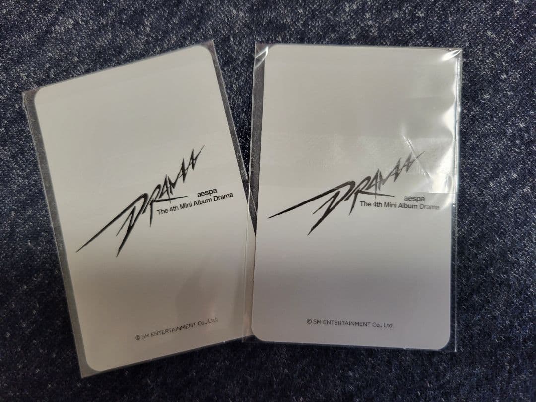 ★aespaエスパ★アルバムDrama特典 全メンバートレカ★非売品レ