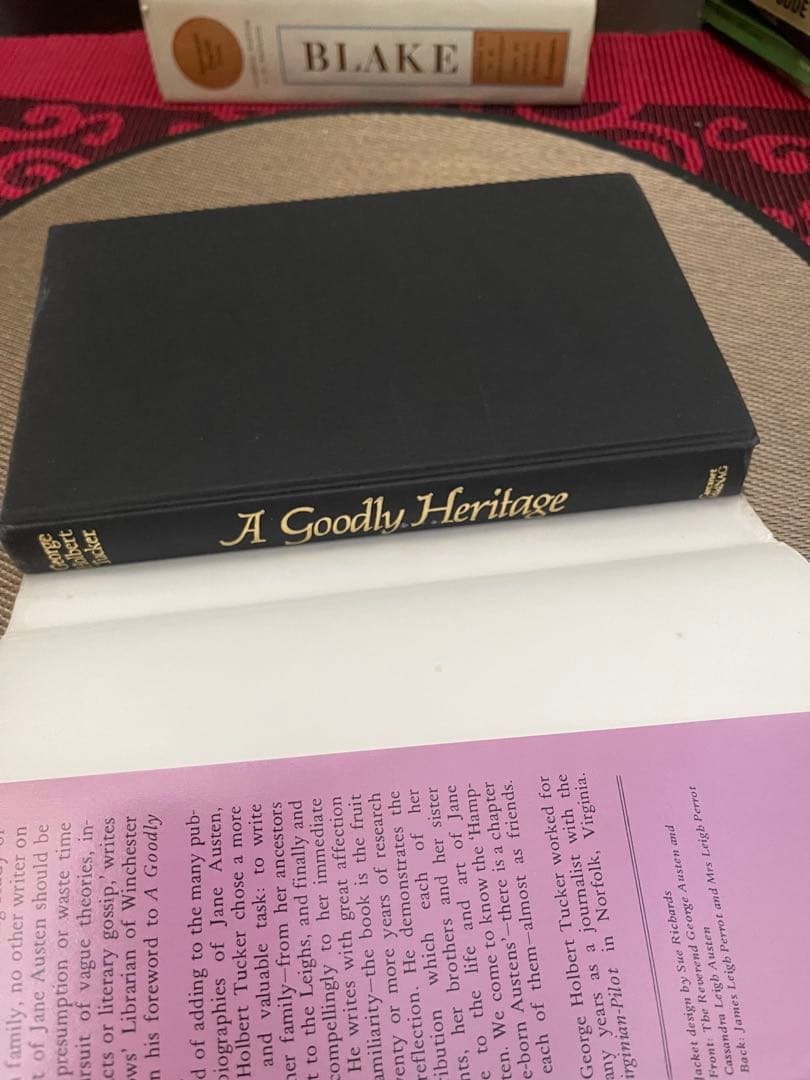 洋書 A history of Jane Austen's family