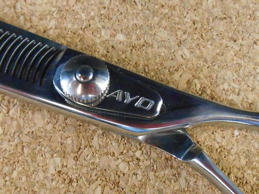 シザー　セニングシザー　アコス　AYD　6040F　フラット刃
