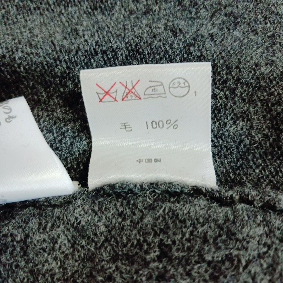 ラルフローレン　ウール100％　カーディガン　インパクト21 Ｌ グレー