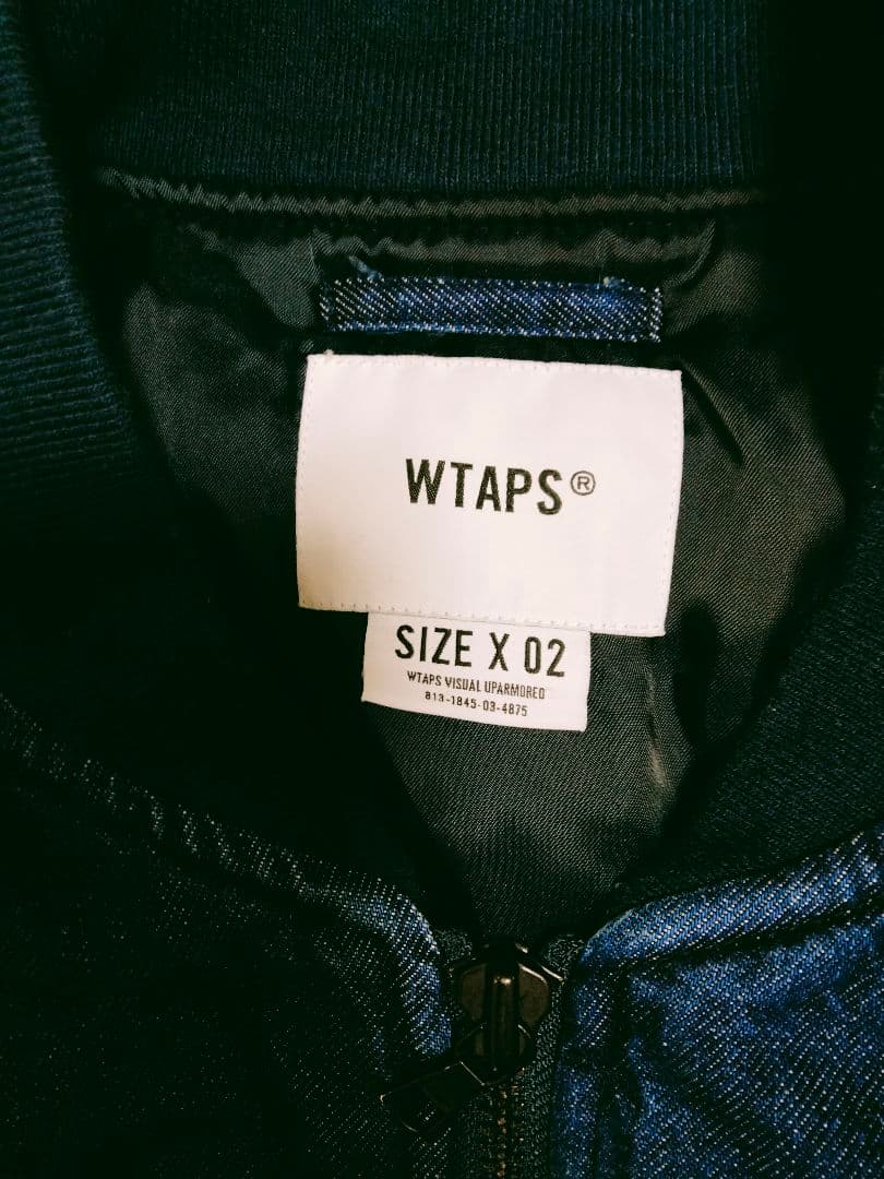 ダブルタップス　22aw　デニムボンバージャケット　インディゴ　サイズ2。