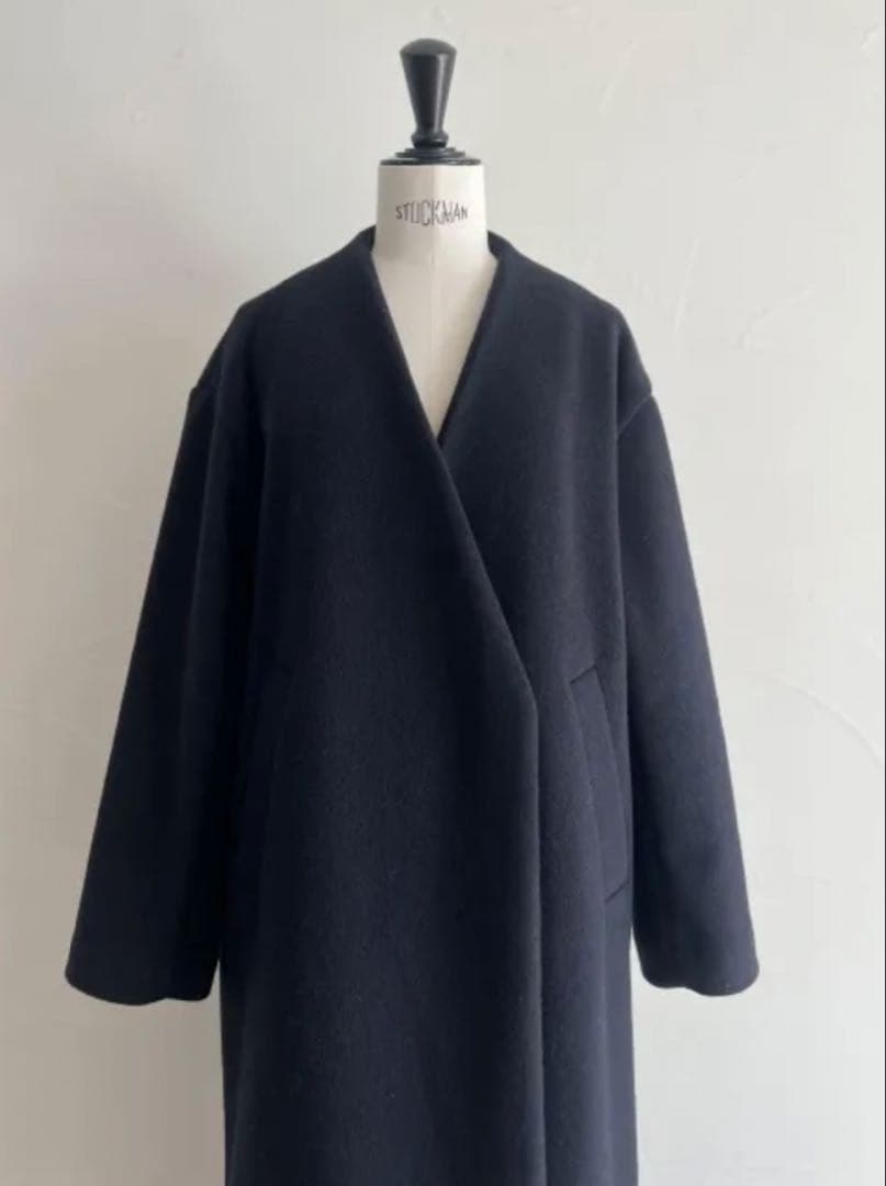 超美品　JULY NINE ノーカラーコート