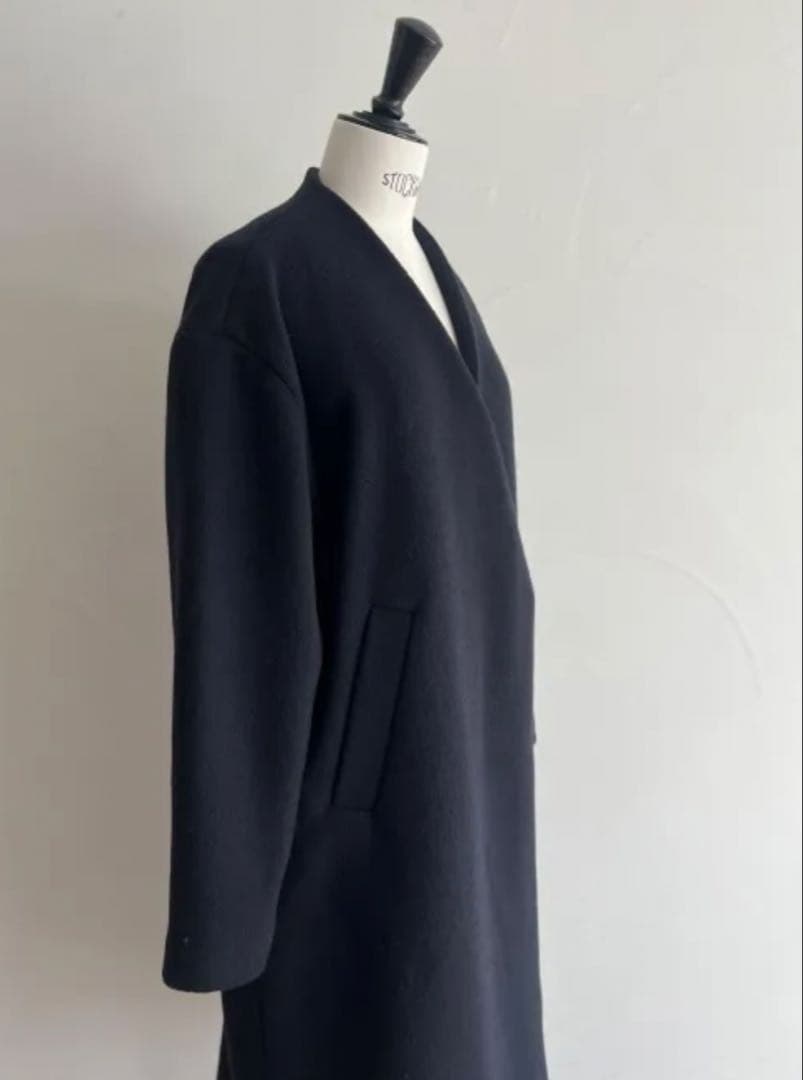 超美品　JULY NINE ノーカラーコート