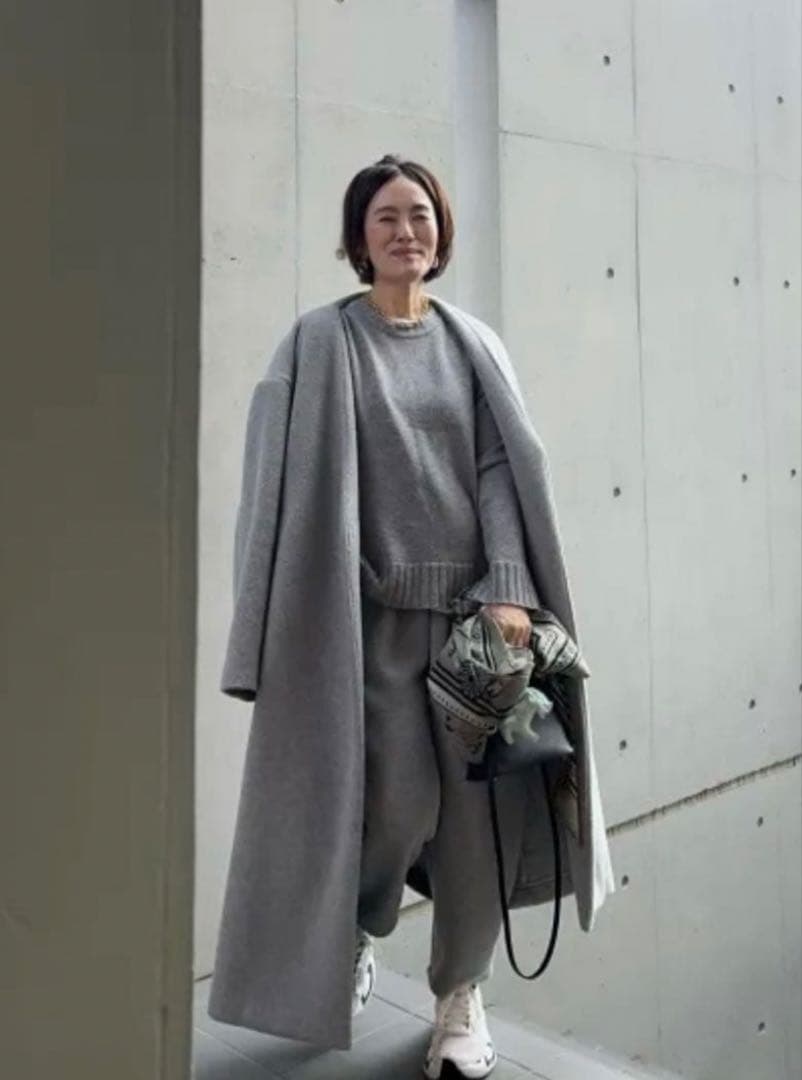 超美品　JULY NINE ノーカラーコート