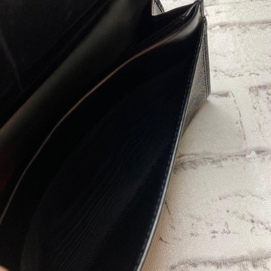 【美品】CELINE　セリーヌ★二つ折り長財布　マカダム柄　PVC　ウォレット