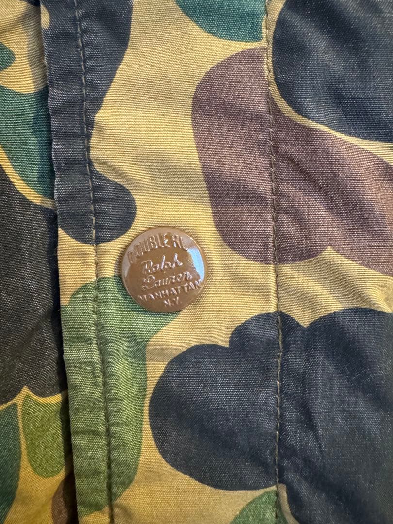 RRL RALPHLAURENリバーシブルジャケット　ダック生地　迷彩　DUCK