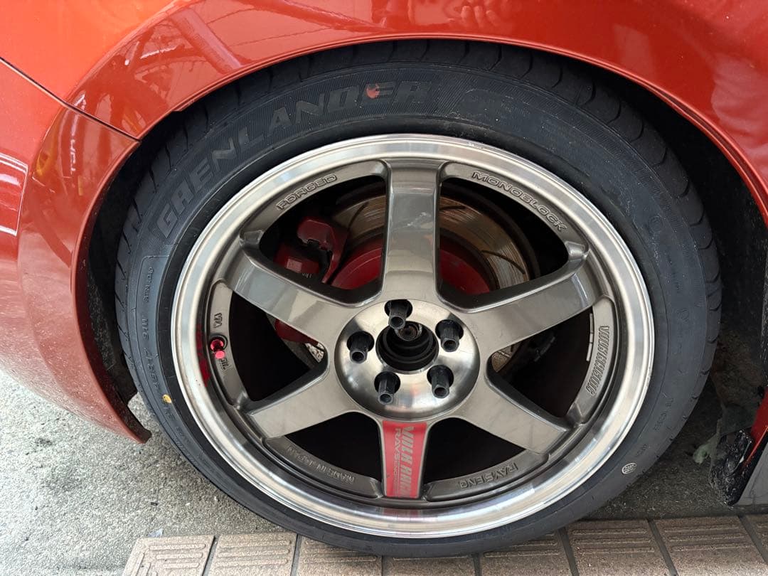 レイズ　TE37SL 8.5J+4517インチ　ホイールのみ4本！