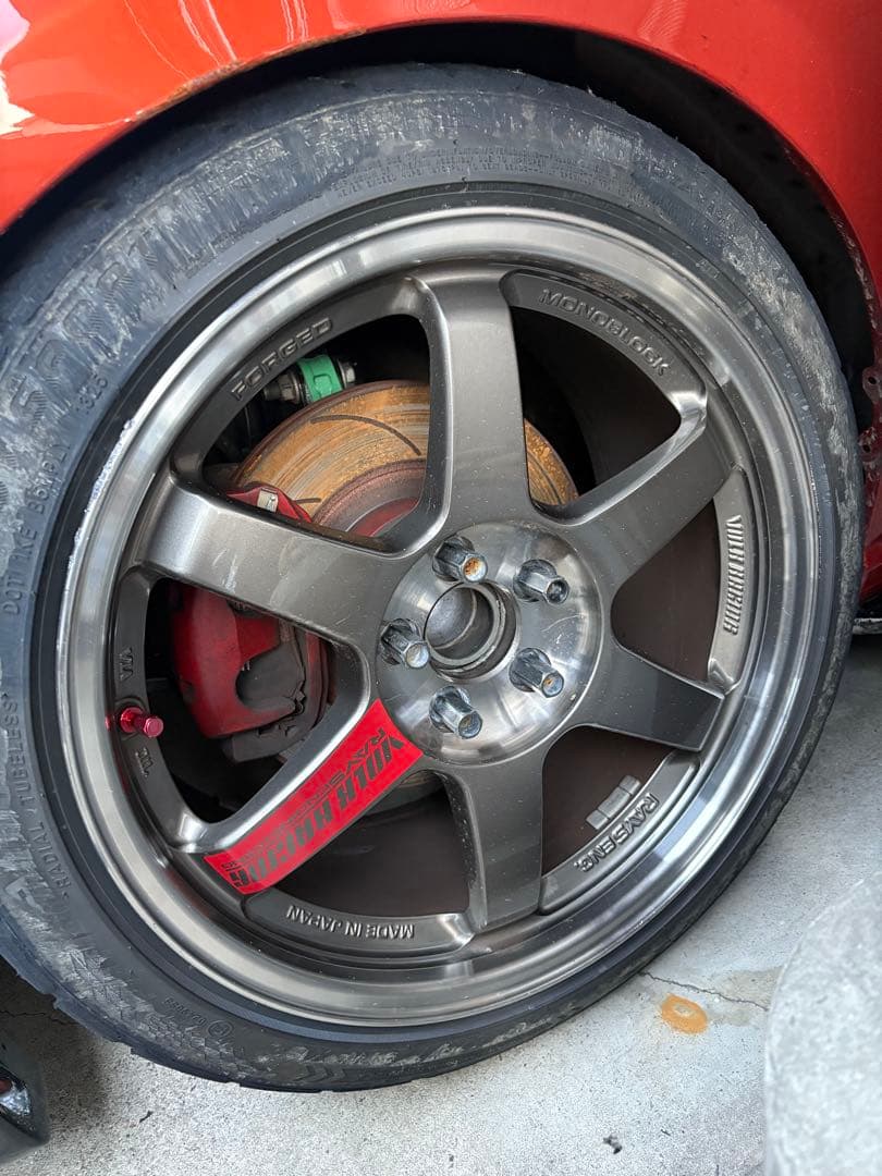 レイズ　TE37SL 8.5J+4517インチ　ホイールのみ4本！