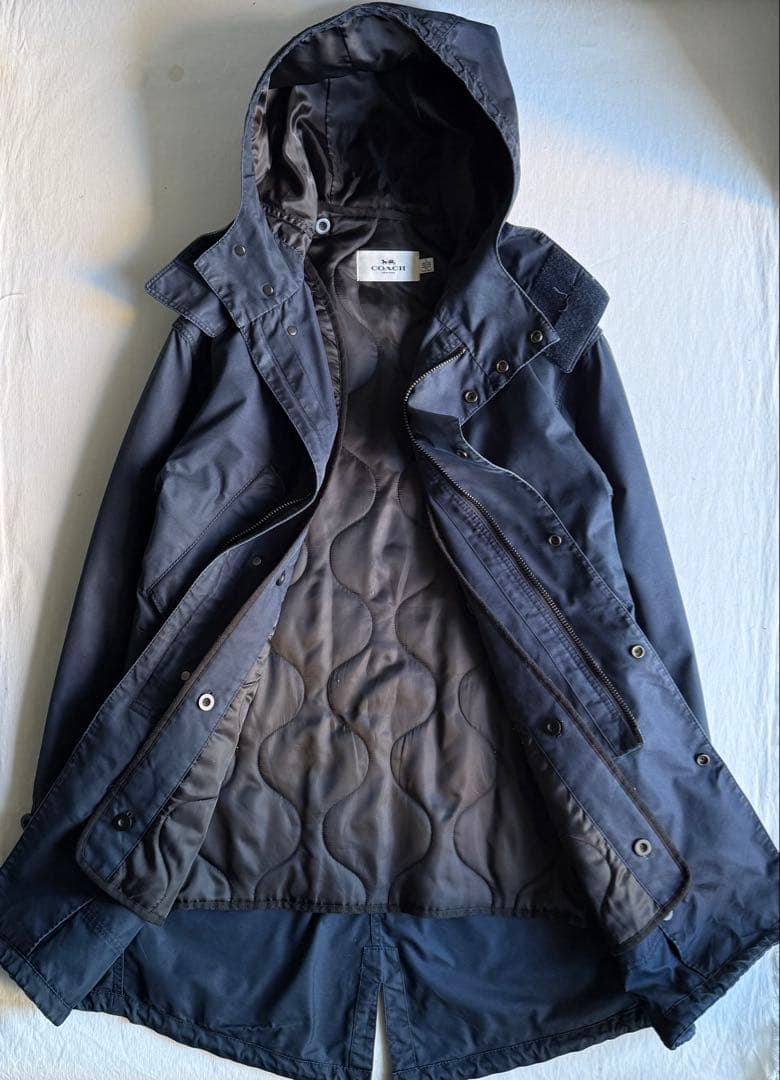 ジャケット・アウター COACH military sampling fish tail parka