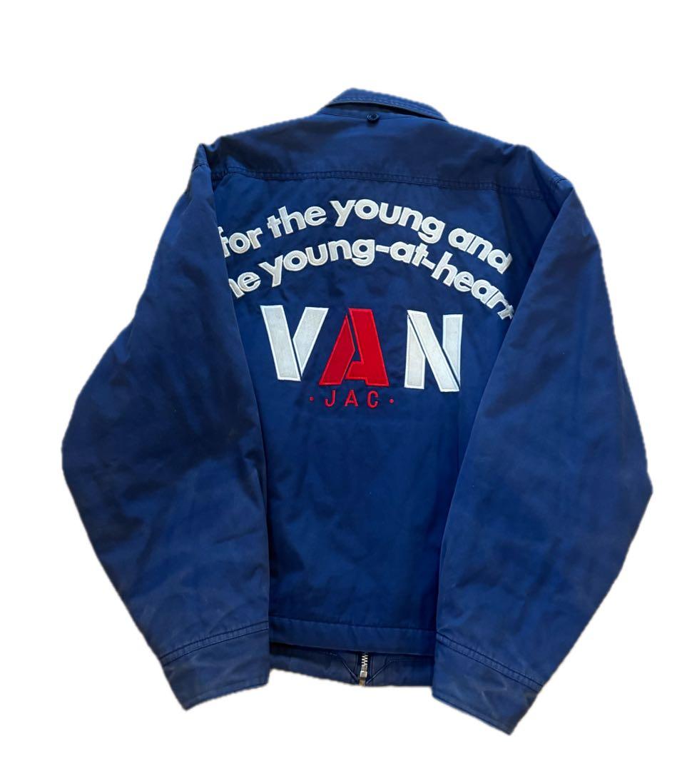 VAN ネイビー ドリズラージャケット