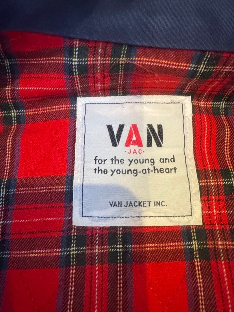 VAN ネイビー ドリズラージャケット
