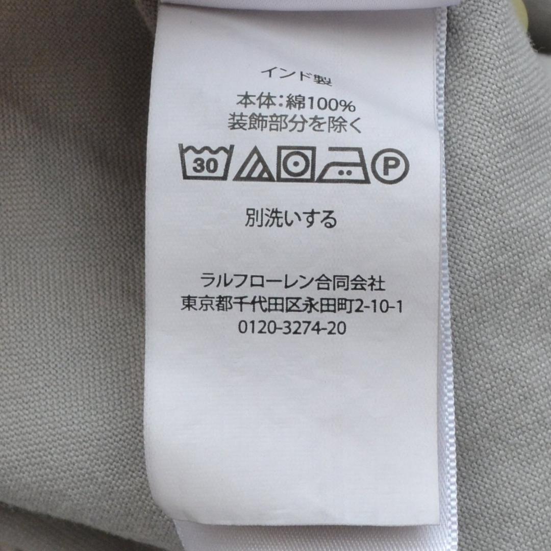 ポロ ラルフローレン グレー オックスフォードシャツ レディースXL