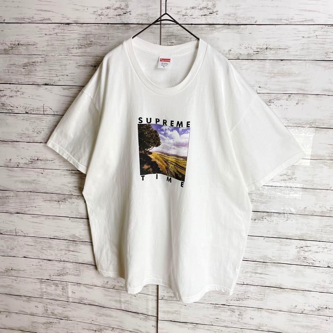 2198 UU【希少モデルＸＬ・美品】シュプリーム☆センターフォトロゴ Ｔシャツ