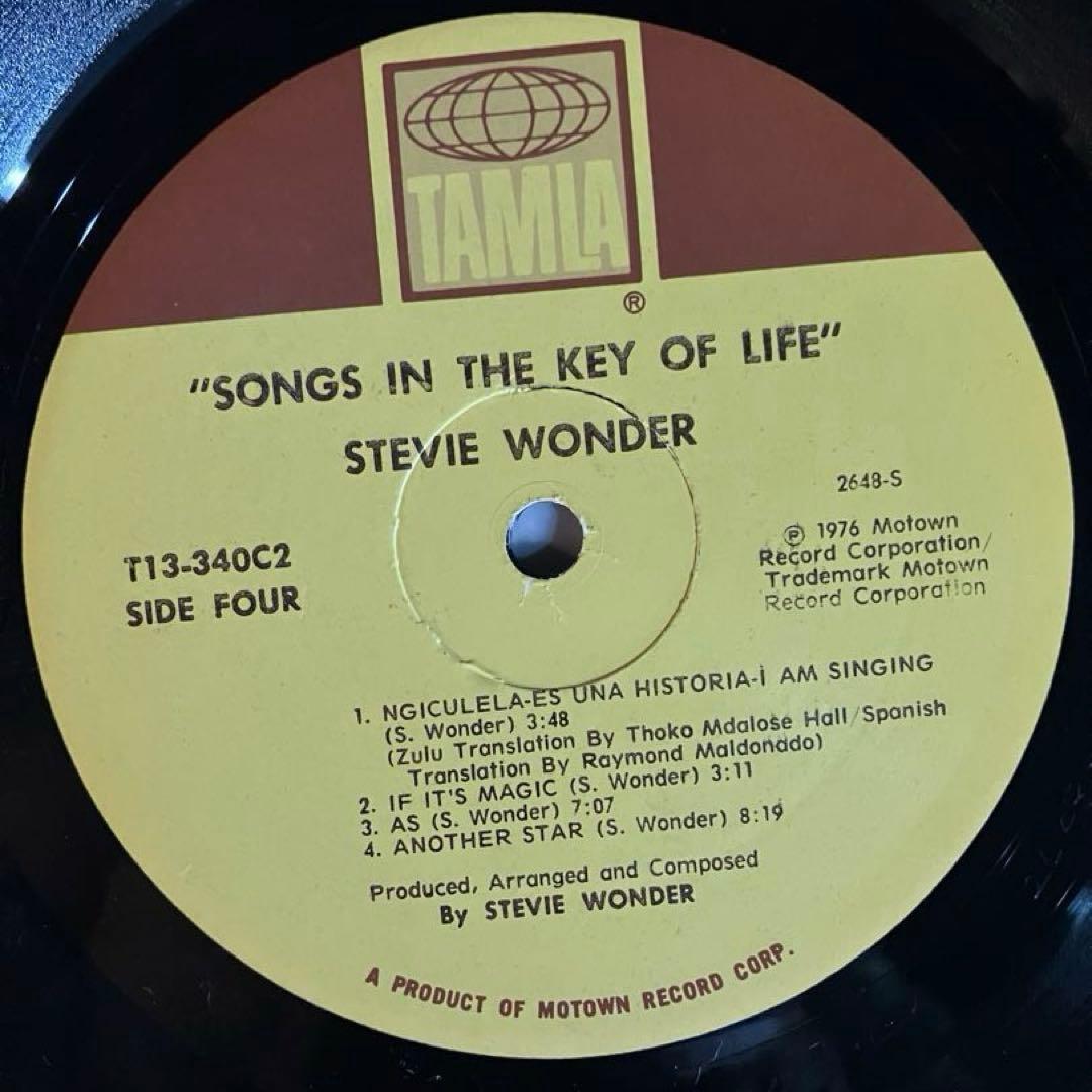 ￼US盤 Stevie Wonder/Songs InThe KeyOfLife