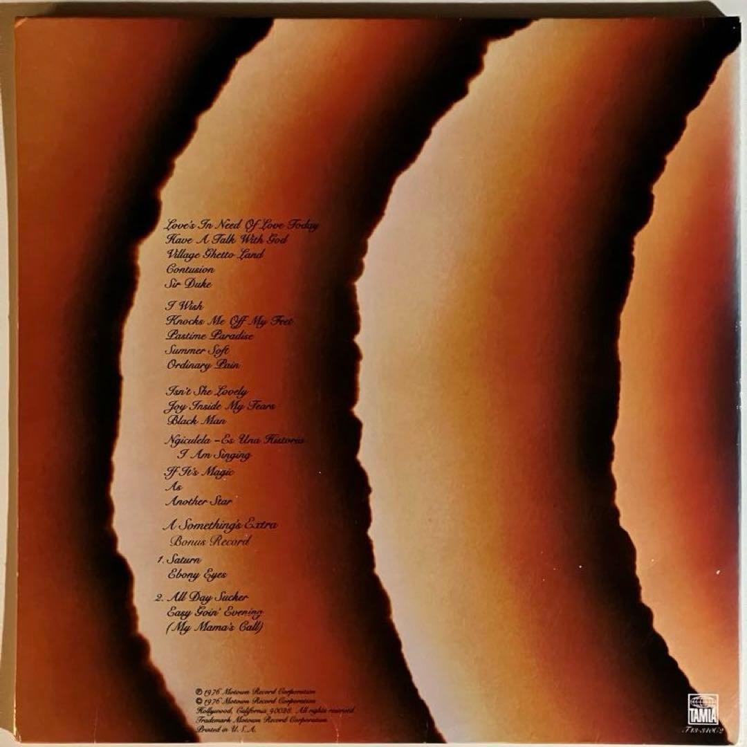 ￼US盤 Stevie Wonder/Songs InThe KeyOfLife