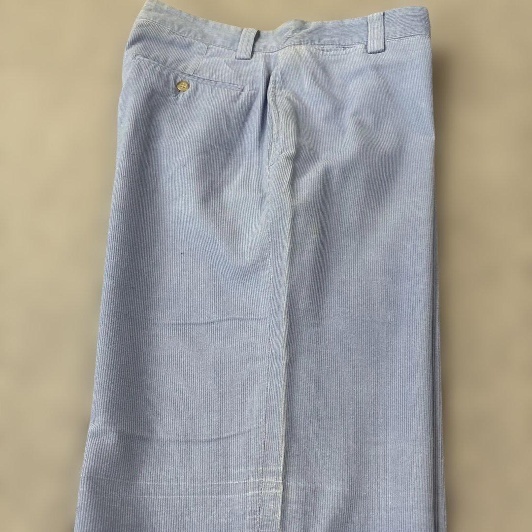 90年代 ポロ ラルフローレン コーデュロイパンツ ブルー 32×32