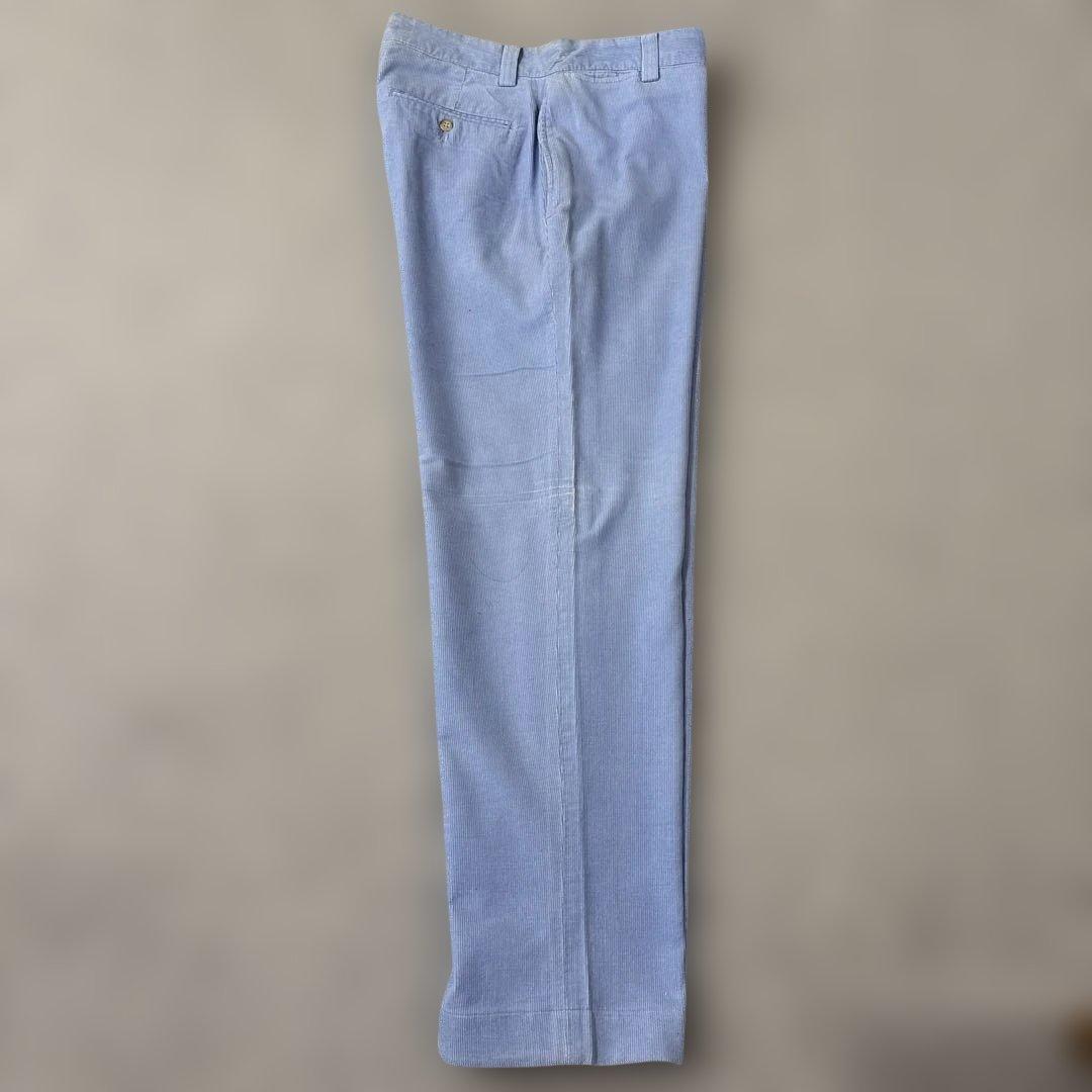 90年代 ポロ ラルフローレン コーデュロイパンツ ブルー 32×32