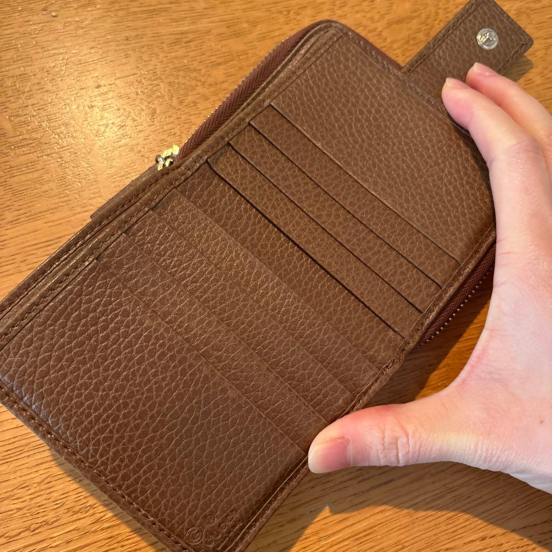 GUCCI GG キャンバス　二つ折り財布