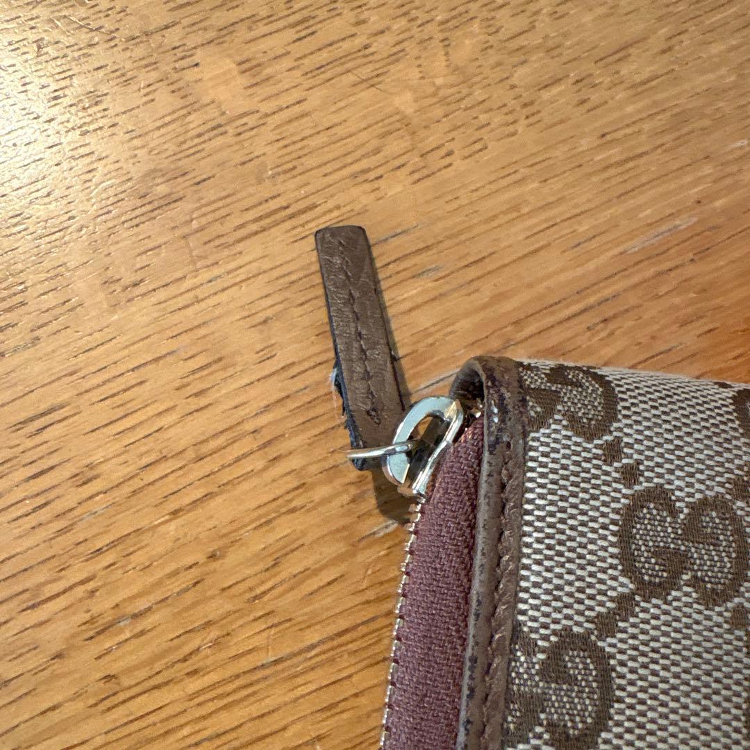 GUCCI GG キャンバス　二つ折り財布