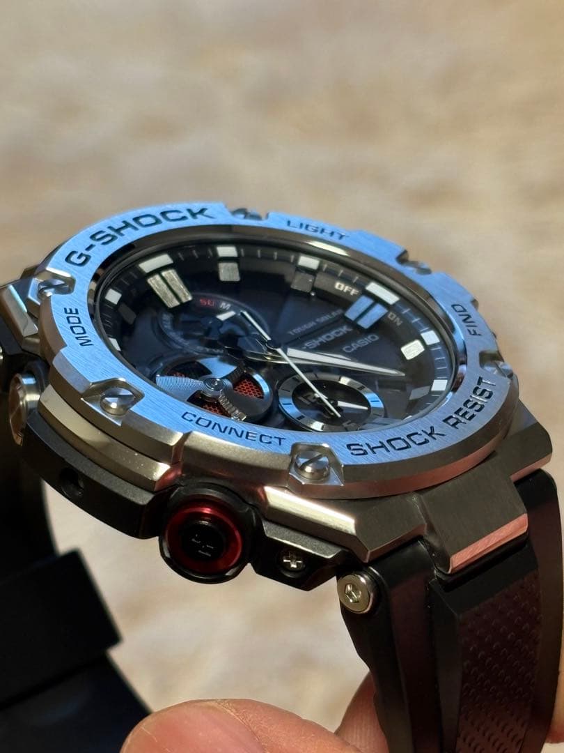 [美品] CASIO GST-B100-1AJF Bluetooth搭載