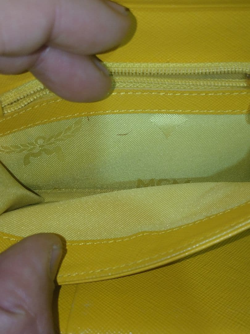 MCM　エムシーエム　三つ折り財布　ラビット　レザー