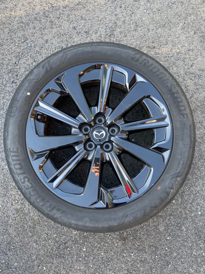 20インチ ブラックホイール CX60 CX80 純正4本