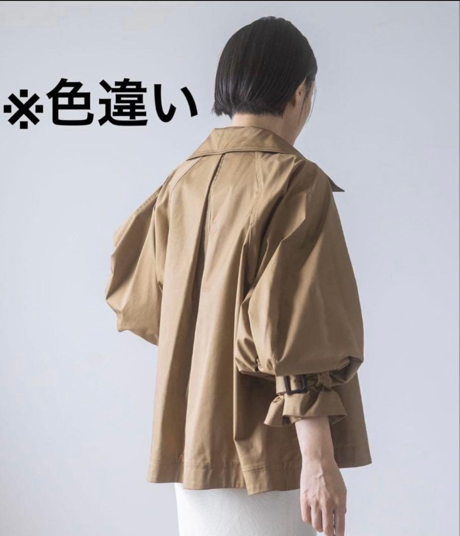 A part by キャンディースリーブショートトレンチコート カーキ