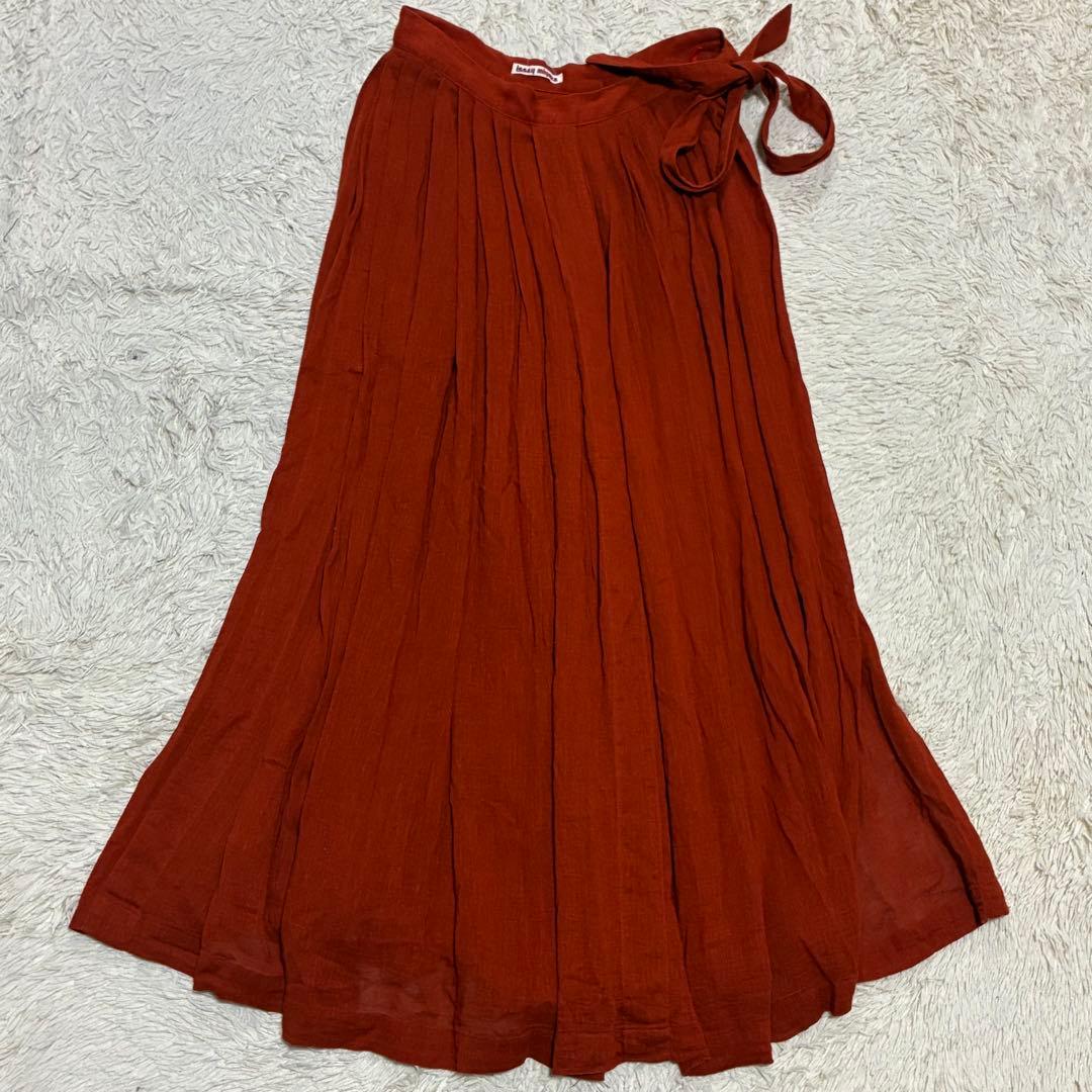 ISSEYMIYAKE 希少 リネン 初期タグ 70s プリーツ ロングスカート